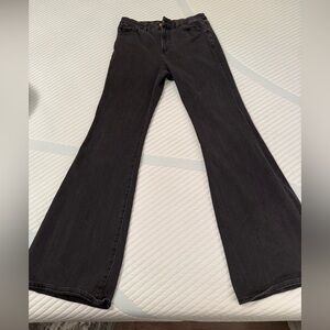 Express HyperFlex size 6/8/10 Black Flare Women's Jeans